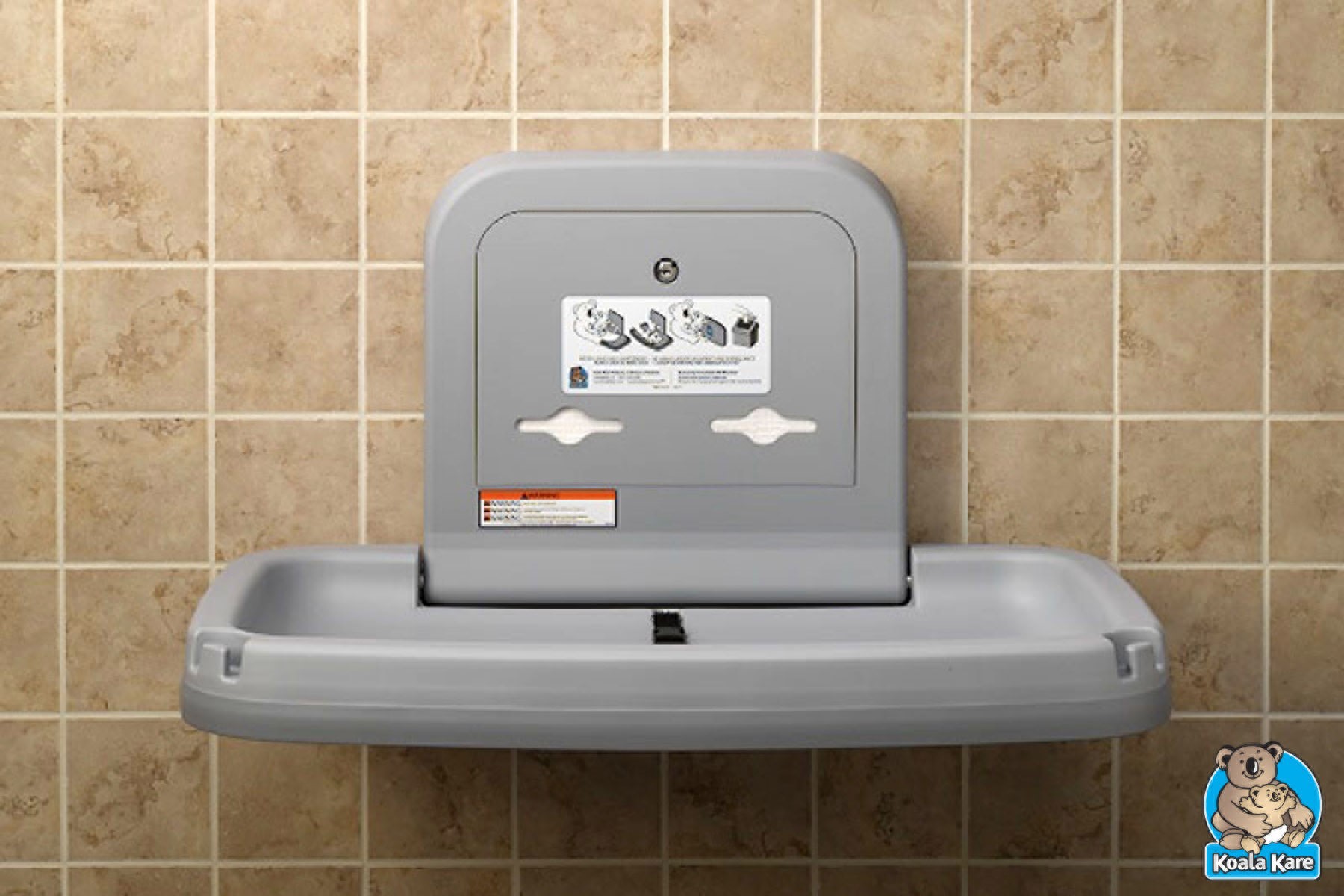 Countertop baby changing station
